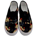 Korean Art Flowers Asian Pattern Men s Classic Low Top Sneakers View1