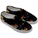 Korean Art Flowers Asian Pattern Men s Classic Low Top Sneakers View3