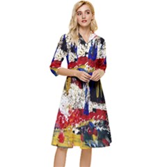 Abstract-1 Classy Knee Length Dress by bestdesignintheworld