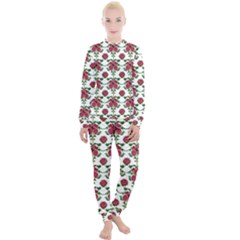 Retro 1880s Flowers Pattern 2 Women s Lounge Set by violetheavensky
