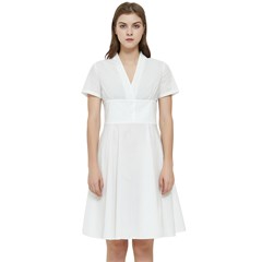 Short Sleeve Waist Detail Dress Icon