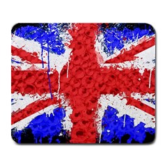 Distressed British Flag Bling Large Mouse Pad (rectangle) by artattack4all