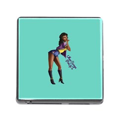 Pin Up 2 Card Reader With Storage (square) by UberSurgePinUps