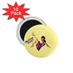 Pin Up Girl 1 1 75  Magnet (10 Pack)  by UberSurgePinUps