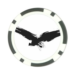 Grunge Bird Poker Chip by magann