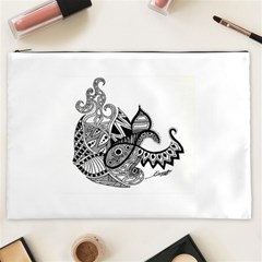 Petal Doodle Cosmetic Bag (xxl) by EllaTheGiraffe