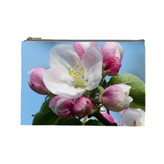 Apple Blossom  Cosmetic Bag (large) by ADIStyle