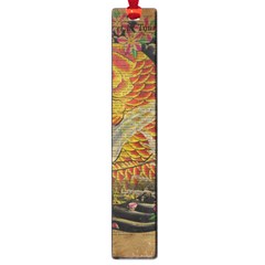 Funky Japanese Tattoo Koi Fish Graphic Art Large Bookmark by chicelegantboutique