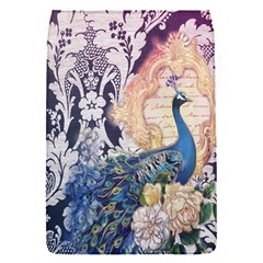 Damask French Scripts  Purple Peacock Floral Paris Decor Removable Flap Cover (small) by chicelegantboutique