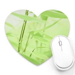 Bamboo Mouse Pad (heart) by Siebenhuehner