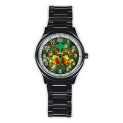 Magic Balls Sport Metal Watch (black) by Siebenhuehner