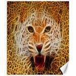 Electrified Fractal Jaguar Canvas 8  x 10  8.15 x9.66  Canvas - 1