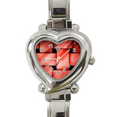 Modern Art Heart Italian Charm Watch  by Siebenhuehner