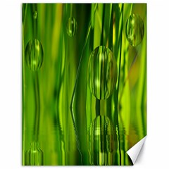 Green Bubbles  Canvas 18  X 24  (unframed) by Siebenhuehner