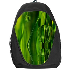 Green Bubbles  Backpack Bag by Siebenhuehner