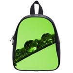 Green Drops School Bag (Small) Front