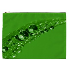 Green Drops Cosmetic Bag (xxl) by Siebenhuehner