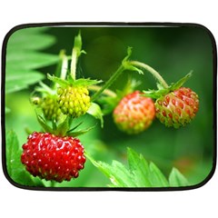 Strawberry  Mini Fleece Blanket (two Sided) by Siebenhuehner