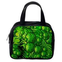 Green Balls  Classic Handbag (one Side) by Siebenhuehner