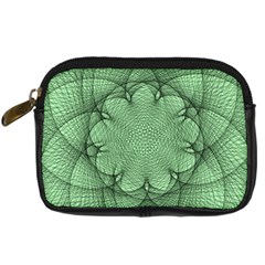 Spirograph Digital Camera Leather Case by Siebenhuehner