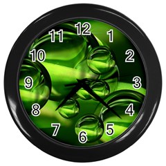 Balls Wall Clock (black) by Siebenhuehner