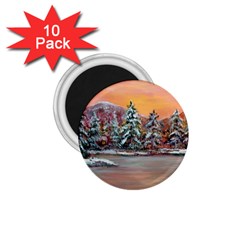  jane s Winter Sunset   By Ave Hurley Of Artrevu   1 75  Magnet (10 Pack)  by ArtRave2