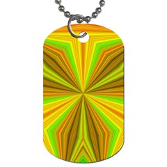 Abstract Dog Tag (one Sided) by Siebenhuehner