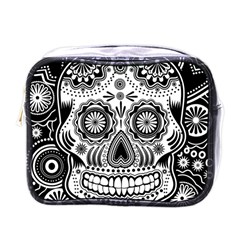 Skull Mini Toiletries Bag (one Side) by Ancello