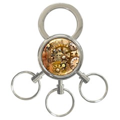 Steampunk 3-ring Key Chain by Ancello