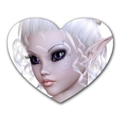 Fairy Elfin Elf Nymph Faerie Mouse Pad (heart) by goldenjackal