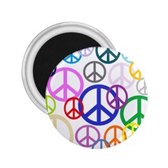 Peace Sign Collage Png 2 25  Button Magnet by StuffOrSomething