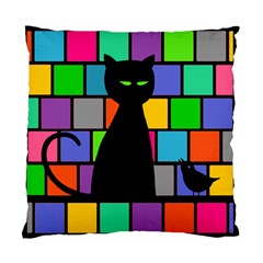 Cat Meets Bird Cushion Case (two Sided)  by Contest1719785