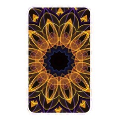 Yellow Purple Lotus Mandala Memory Card Reader (rectangular) by Zandiepants