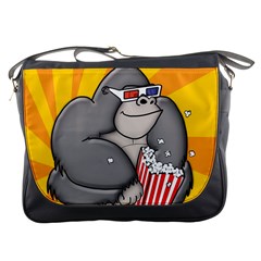 Cinema Gorilla Sq 3500px Messenger Bag by CaterinaBassano