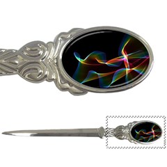 Fluted Cosmic Rafluted Cosmic Rainbow, Abstract Winds Letter Opener by DianeClancy