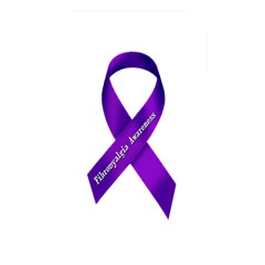 Fibro Awareness Ribbon Memory Card Reader (rectangular) by FunWithFibro