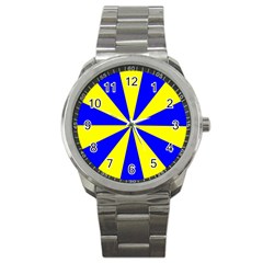 Pattern Sport Metal Watch by Siebenhuehner