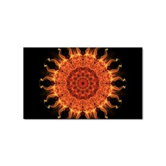 Flaming Sun Sticker 10 Pack (rectangle) by Zandiepants