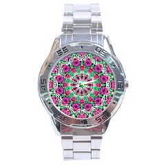 Flower Garden Stainless Steel Watch by Zandiepants