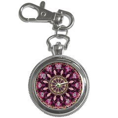 Purple Flower Key Chain Watch by Zandiepants