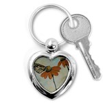 Monarch Key Chain (Heart) Front