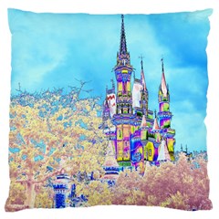 Castle For A Princess Large Cushion Case (single Sided)  by rokinronda