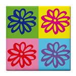 Flower Ceramic Tile Front