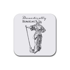 Domestically Disabled Drink Coaster (square) by StuffOrSomething