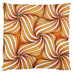 Sunny Organic Pinwheel Large Cushion Case (single Sided)  by Zandiepants