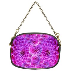 Purple Dahlias Chain Purse (two Sided)  by FunWithFibro