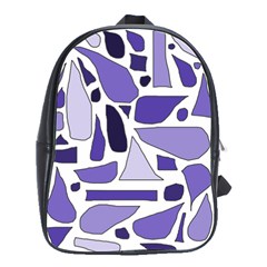 Silly Purples School Bag (large) by FunWithFibro