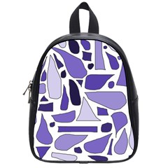 Silly Purples School Bag (small) by FunWithFibro