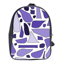 Silly Purples School Bag (xl) by FunWithFibro