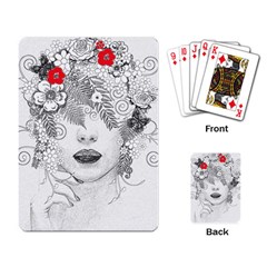 Flower Child Playing Cards Single Design by StuffOrSomething